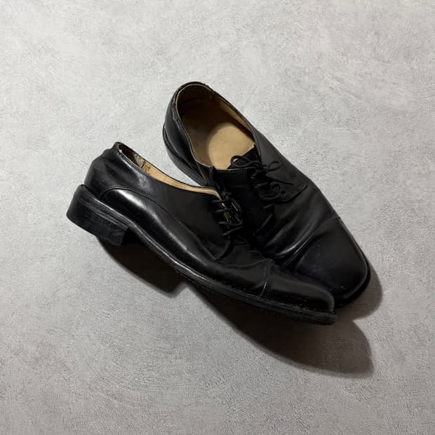 페레가모 클래식 레더 더비슈즈