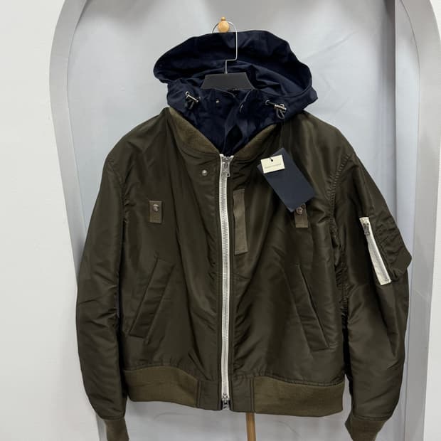 새상품 사카이 나일론 블루종 자켓 3사이즈 