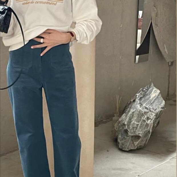 쎄모먼 코듀로이 팬츠 