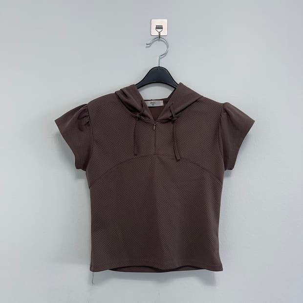 hoodie puff shoulder T-shirts 