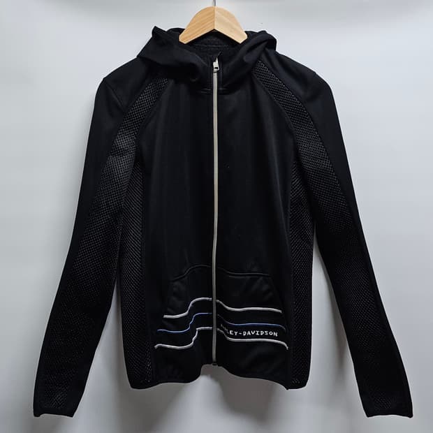 할리데이비슨 블랙 후드자켓 메쉬포인트 M