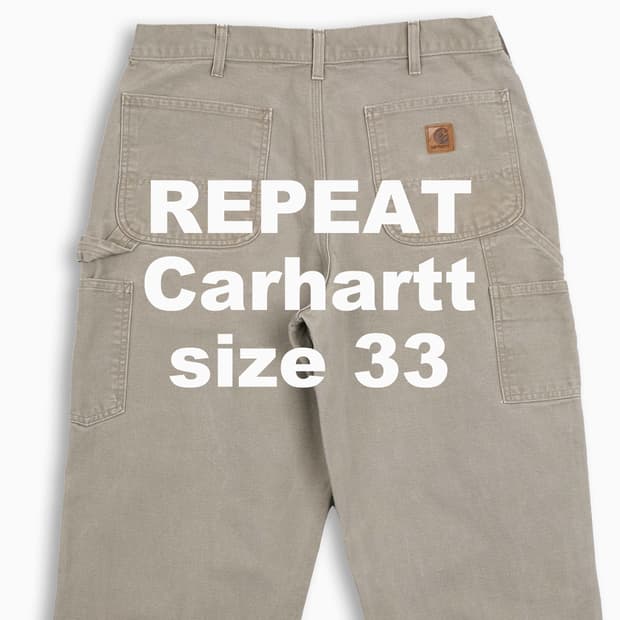 빈티지 칼하트 B11 싱글니 워크 팬츠 33 인치 CH0113406