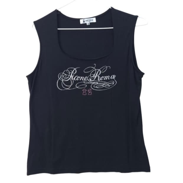 나시 빈티지 갸루 일본 로마 빈티지 슬리브리스 Y2K 오네갸루 비즈