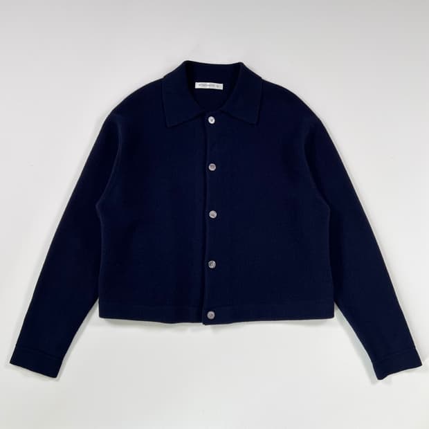 인템포무드 네이비 니트 가디건