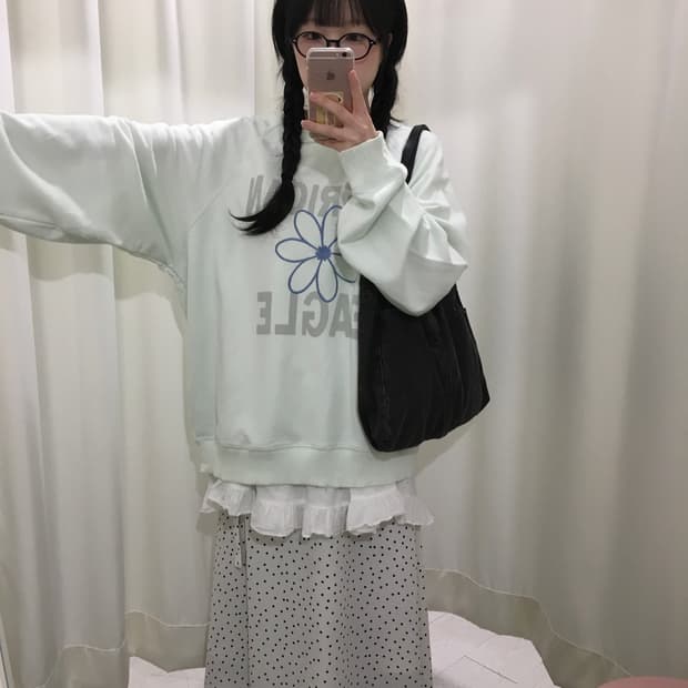 american eagle mint sweatshirt