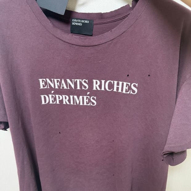 ERD 앙팡리쉬데프리메 로고티 버건디XL