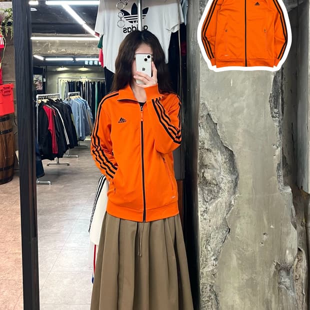 아디다스 져지 95 오렌지 #csz2632