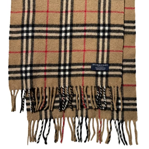 버버리 노바체크 램스울 머플러 목도리