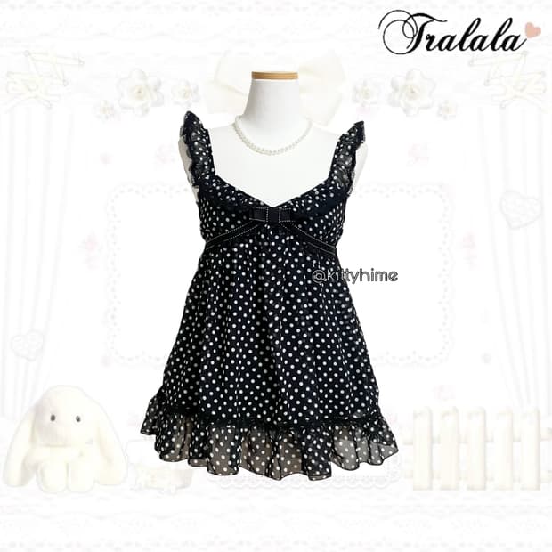 Tralala 트랄라라 히메갸루 도트 슬리브리스 러블리갸루 오네갸루로걀