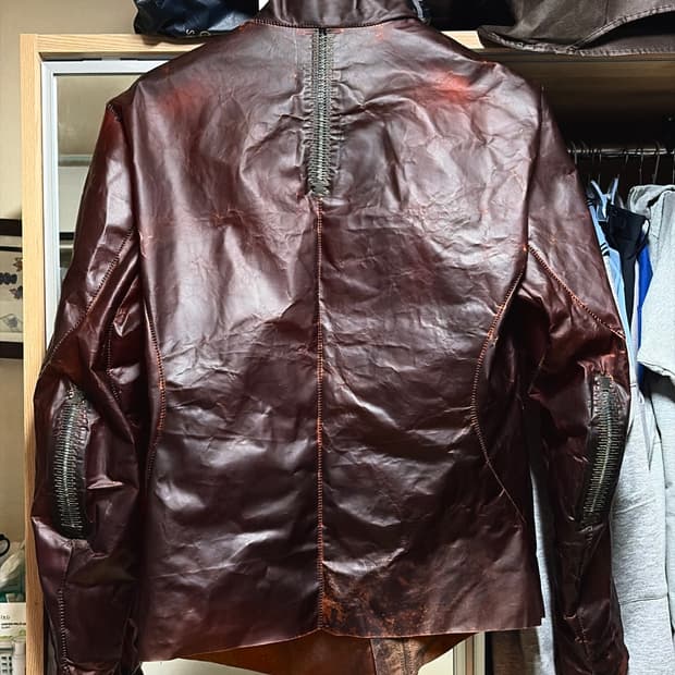 isaac sellam apparition leather jacket L