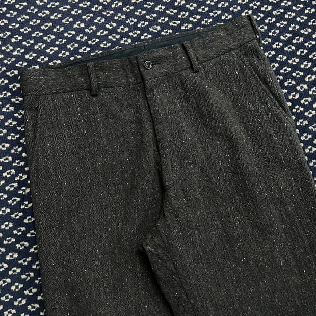 니들스 헤링본트윌 울 트라우저