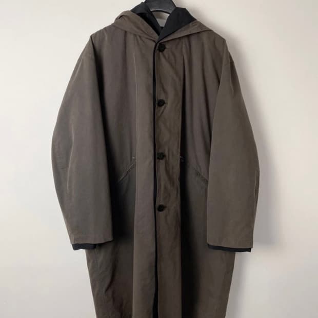 Pour deux 리버시블 후드 코트 made in japan