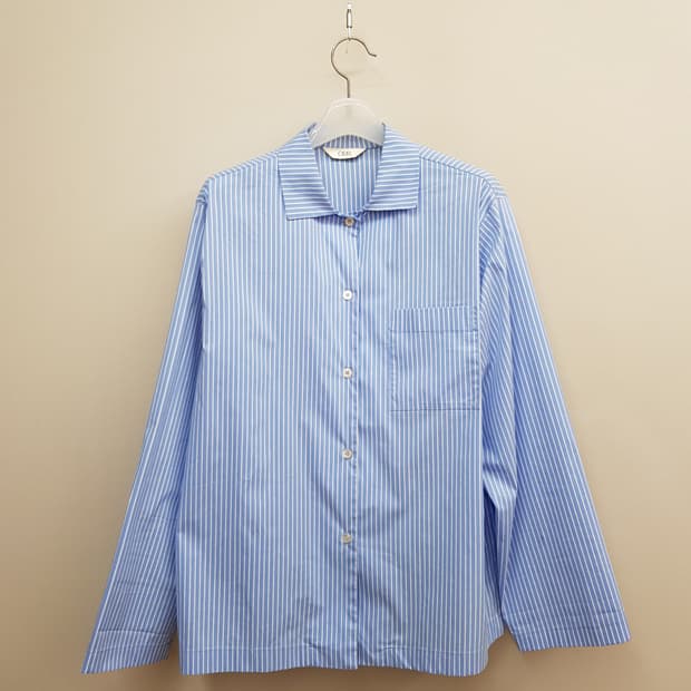 오르 2023 스트라이프 코튼 루즈핏 셔츠 Free사이즈