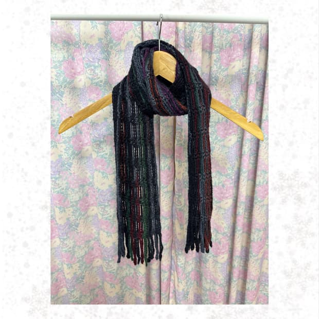 다채색 태슬 머플러