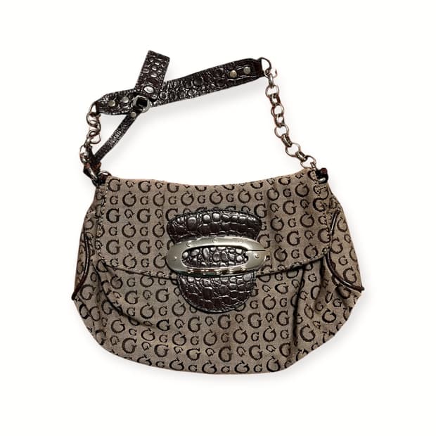 GUESS 게스 Vintage Brown Sho