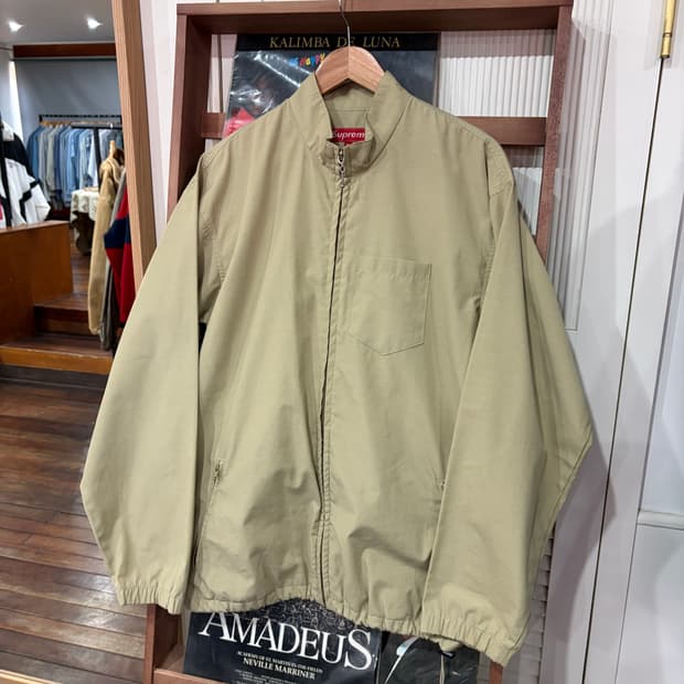 90s USA 올드 슈프림 블루종 자켓 베이지 XL
