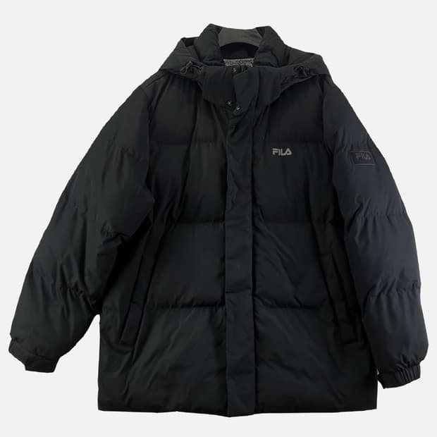 휠라 블랙 남자 패딩 105 N8506