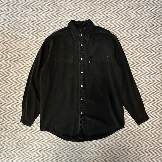 LEVI'S red tab work shirt black denim