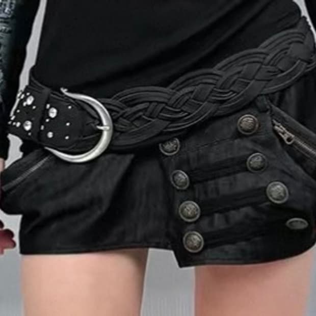 더블펀치 스커트