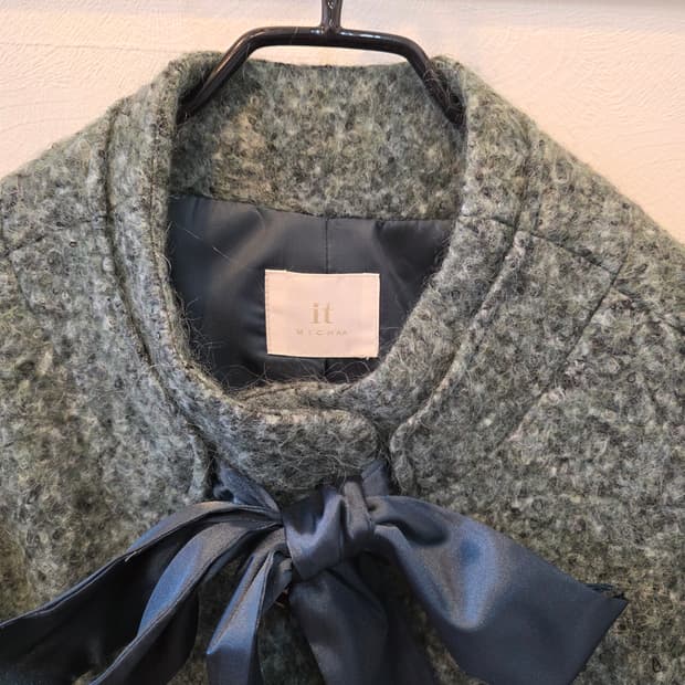 it MICHAA 그린리본 숏 자켓