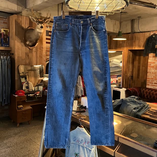 80s USA 빈티지 리바이스 501xx 데님 팬츠