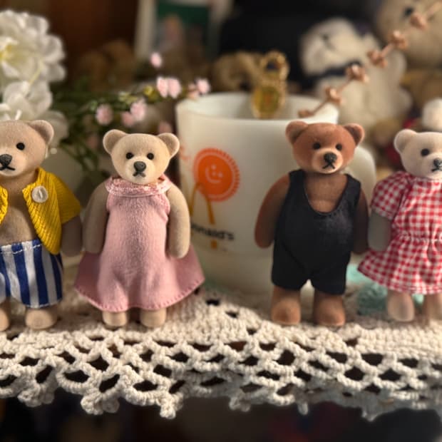 맥도날드 맥테디 빈티지 인형 인테리어 4개 세트