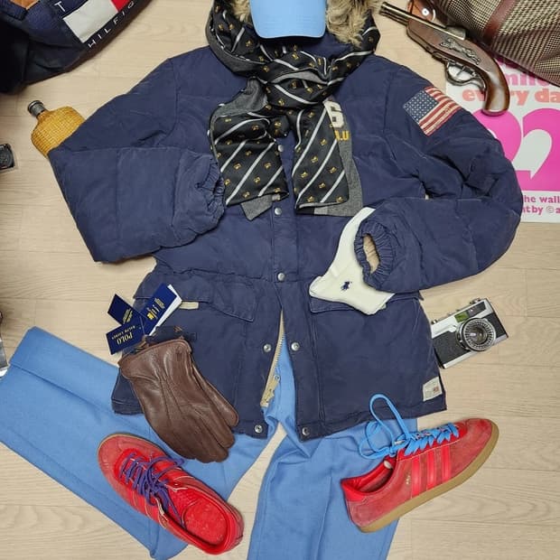 폴로 랄프로렌 패딩 야상 개파카 n3b 헤비다운 점퍼