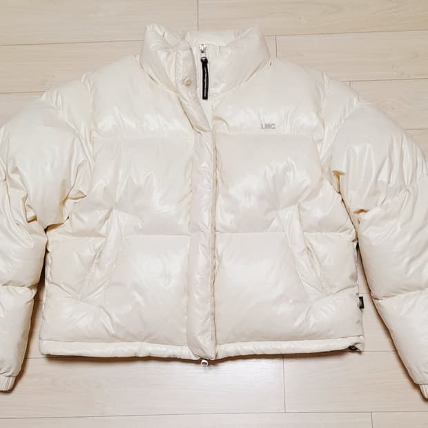 💥LMC 덕다운 숏패딩 아이보리 (M)   
