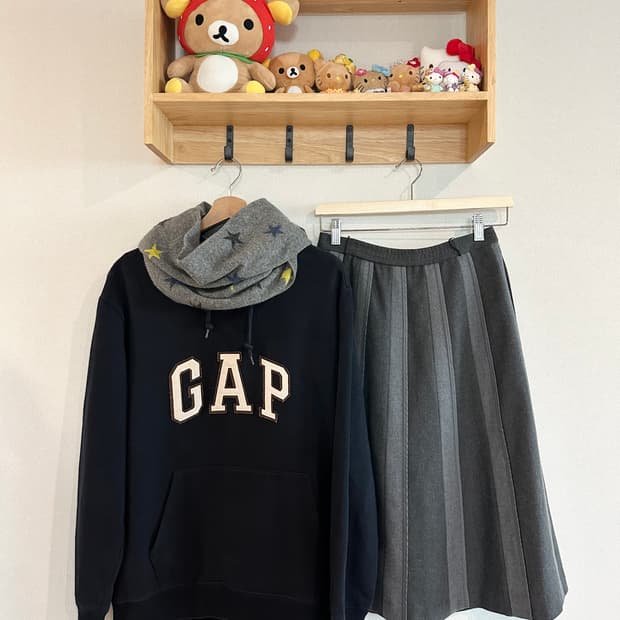 jpn 키치 괴짜 펑크 핀터깔 코디세트