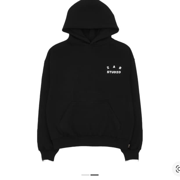 아이앱 스튜디오 후드티 블랙 L