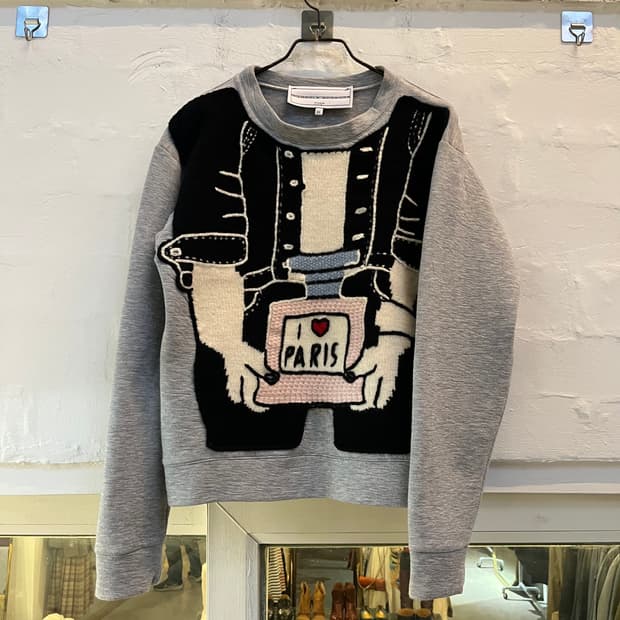 Michaela Buerger 그래픽 니트 맨투맨 XS