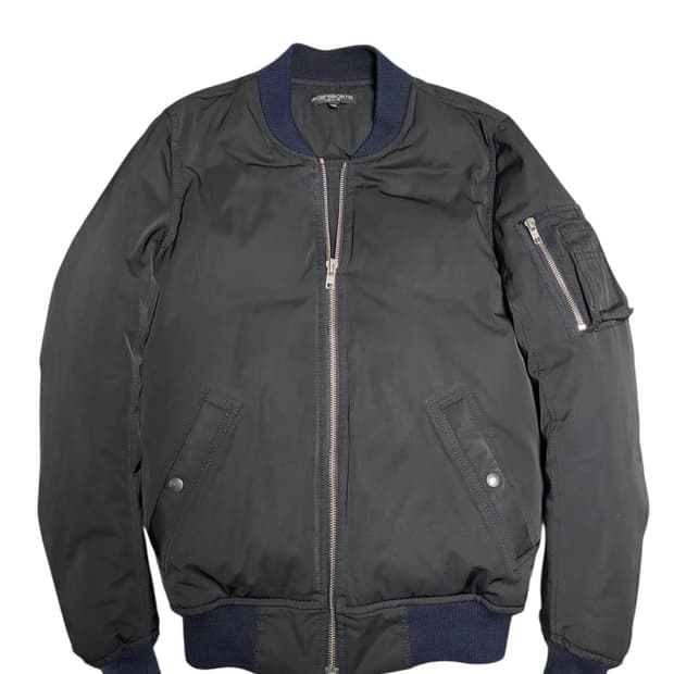 [정품] 릭오웬스 텐꼬르소코모 블랙 봄버 구스다운 ma-1자켓 46사이즈