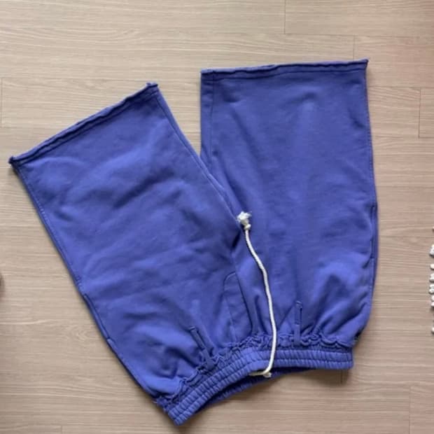 파르티멘토 우먼 컷오프 워시드 테리 버뮤다 쇼츠 라벤더