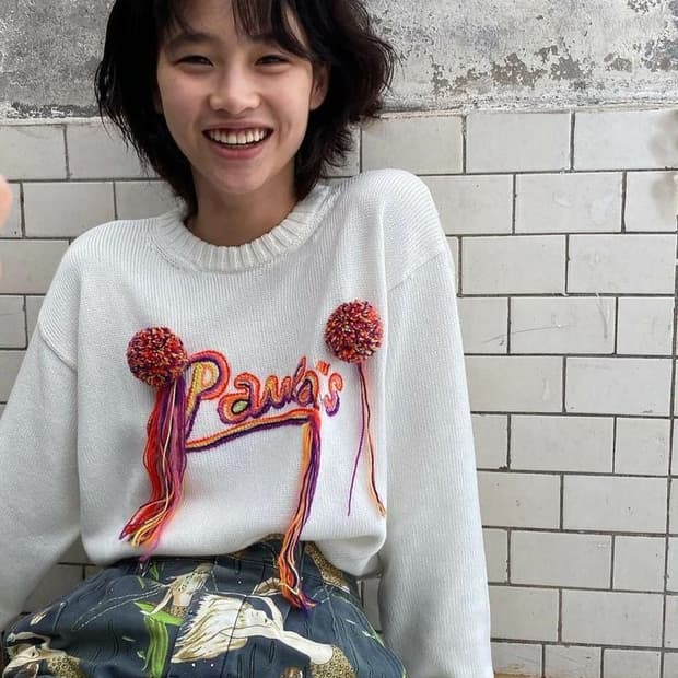 (정호연 착용)로에베 LOEWE 파울라 이비자 컬렉션 니트 스웨터 정품