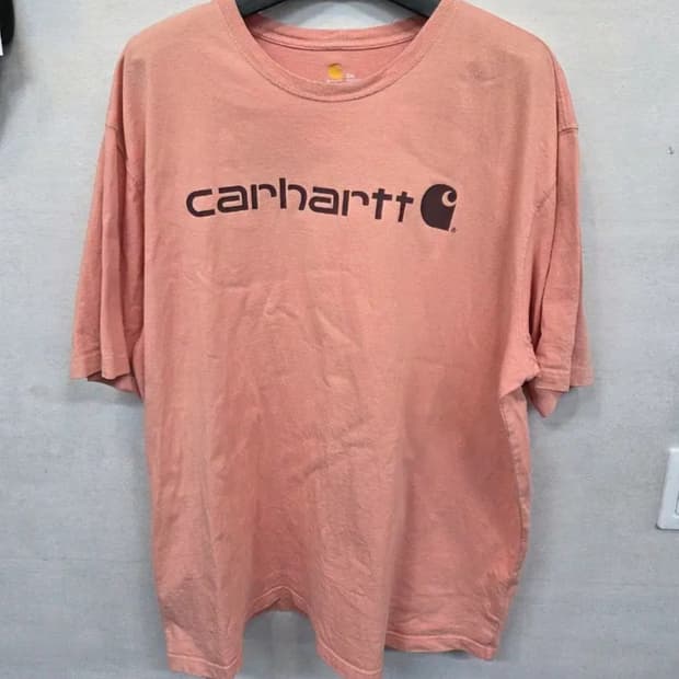 칼하트 빅사이즈 센터로고 반팔 xxl 레귤러 xxxl