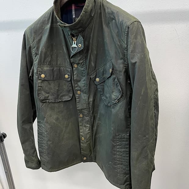 100-105) 바버 왁스자켓 