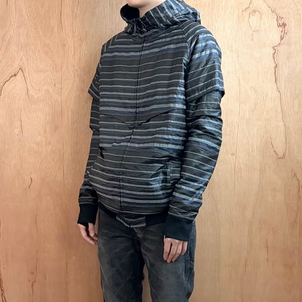 undecorated MAN 레이어드 슬리브 후드집업