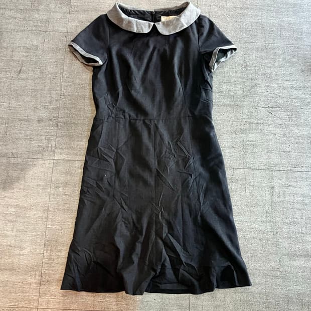 일본빈티지 Ls 하구미모리걸 할메카지 피터팬 라운딩원피스