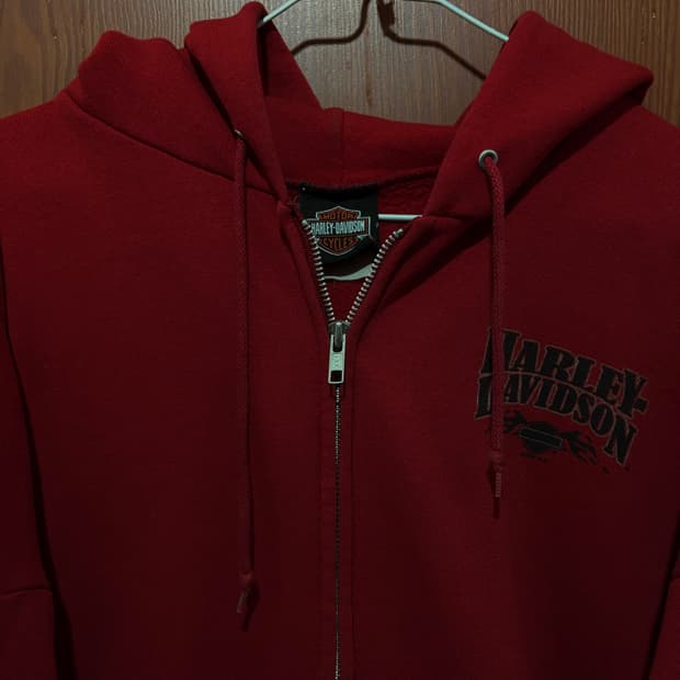 HARLEY DAVISON hood zip up