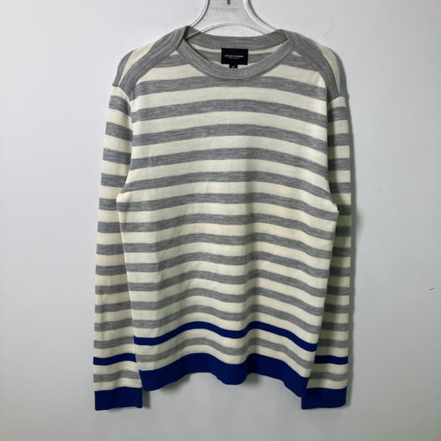 솔리드옴므 스트라이프 니트 105