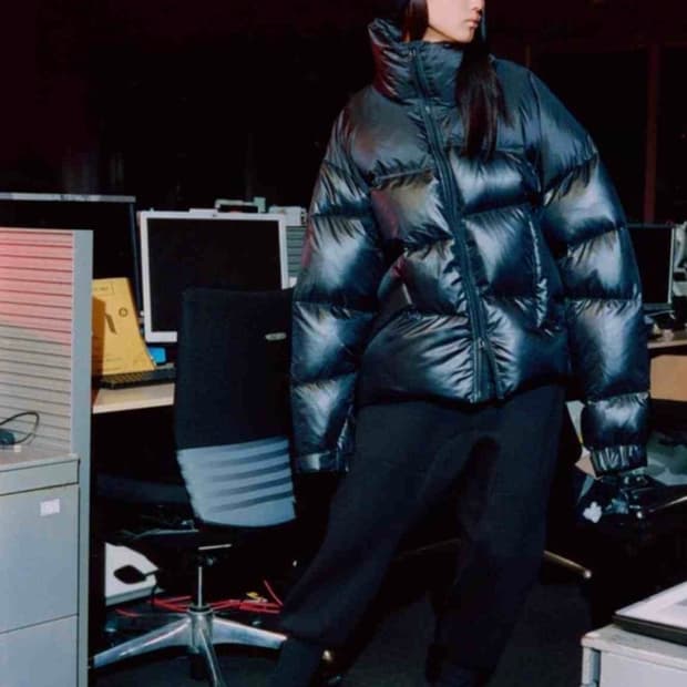 후미토간류 그래피티 패딩