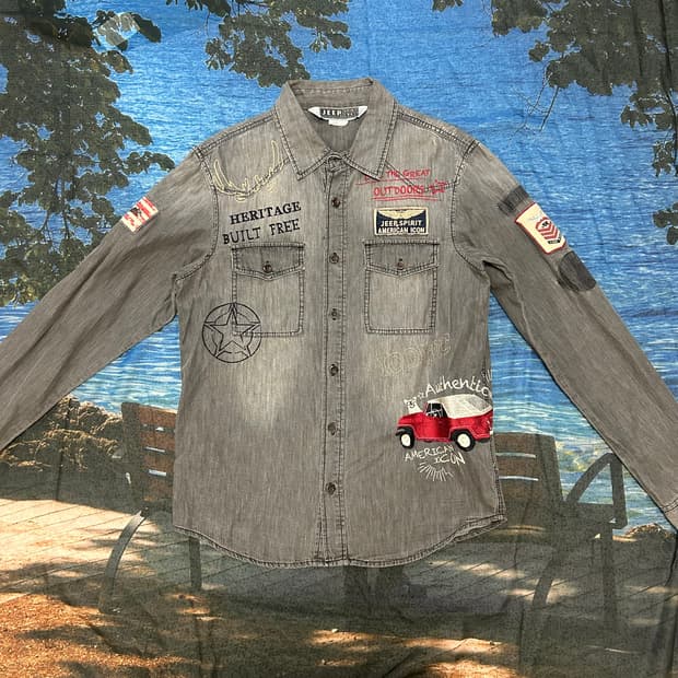 Jeep Patch Denim Shirt