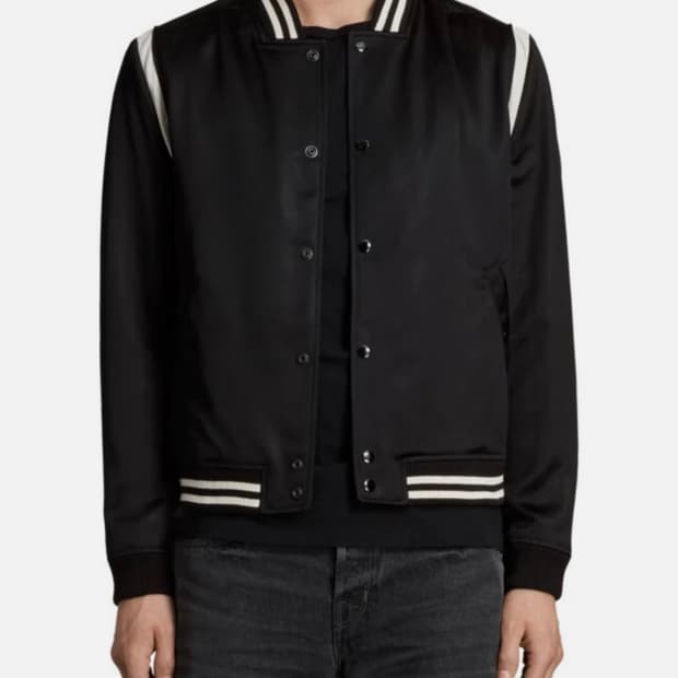 올세인츠 마츠 바시티 자켓