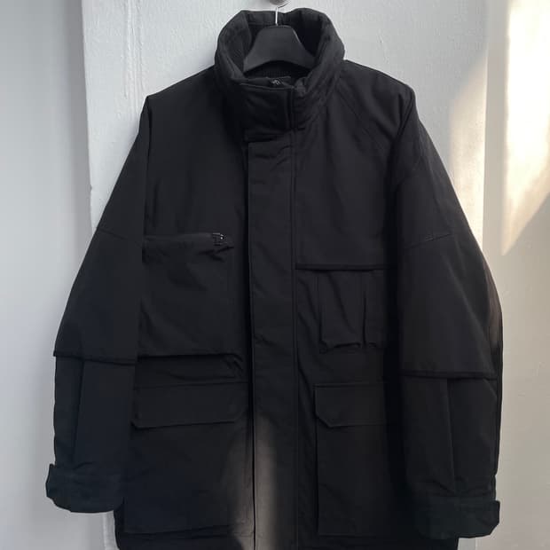 시스템 옴므 유틸리티 구스다운 패딩 