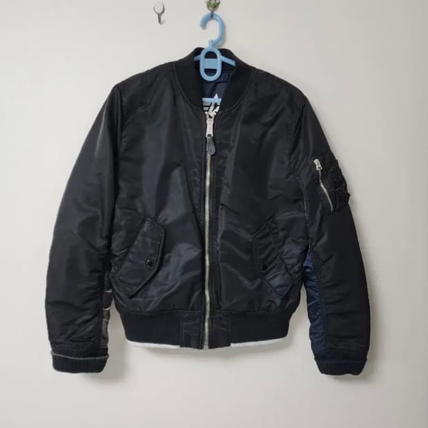 알파인더스트리 ma-1 리버시블 항공점퍼