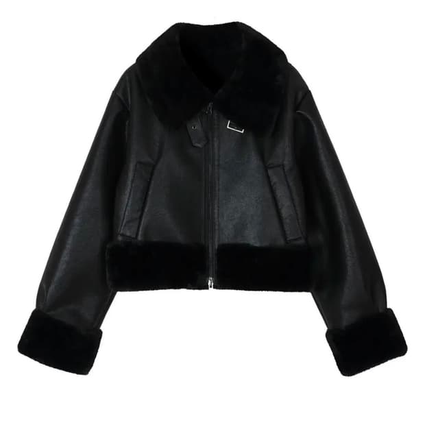 보헤미안서울 하이넥 무스탕 블랙 22년도 버전