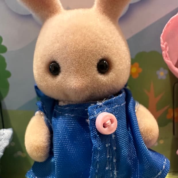 실바니안 패밀리 레인코트 우비 밀크토끼