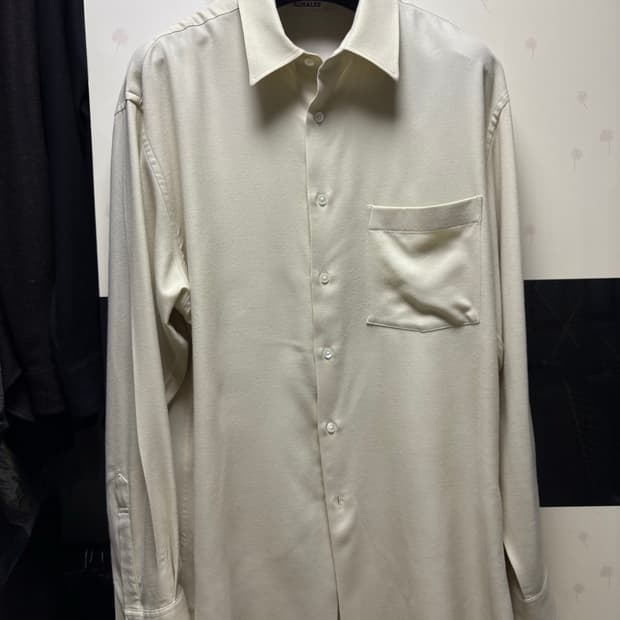 [5] 오라리 슈퍼라이트 울 셔츠 아이보리