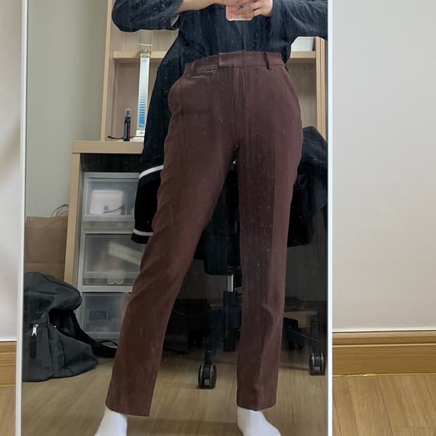 보니알렉스 브라운 슬랙스