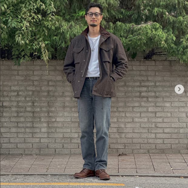 [100/S] 케네스필드 M65 브라운 (샌프란시스코 마켓 별주모델)